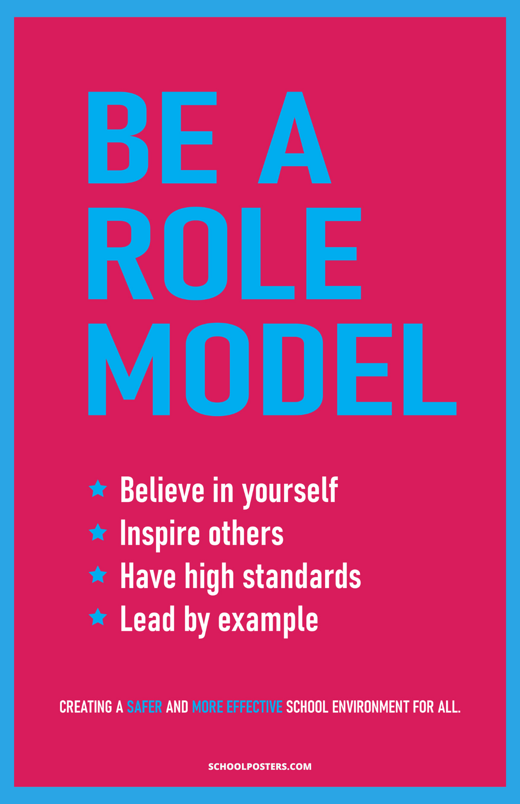 Be A Role Model PBIS Poster
