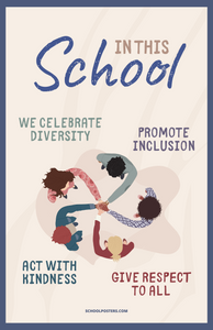 "In This School" Diversity Poster