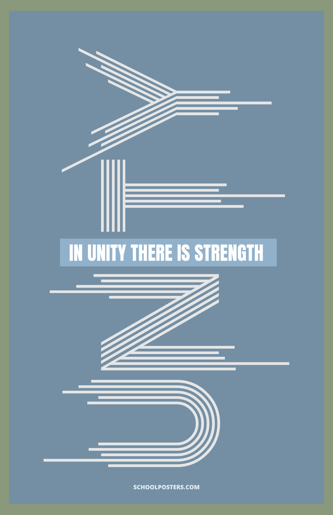In Unity There Is Strength Poster