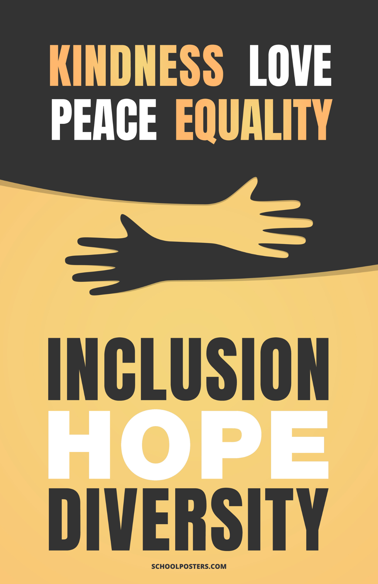 Inclusion, Hope, Diversity Poster