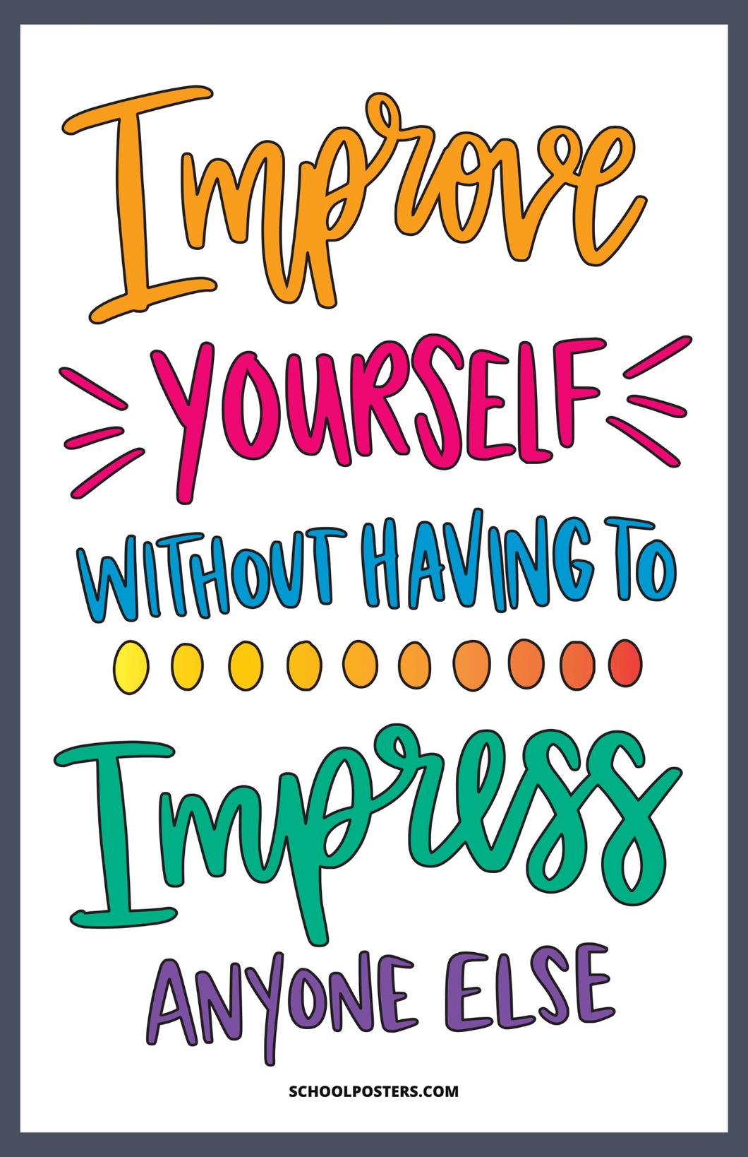 Improve Yourself Poster