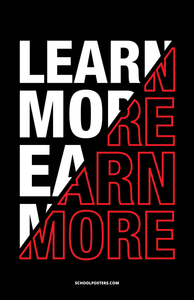TRIO Learn More Earn More Poster