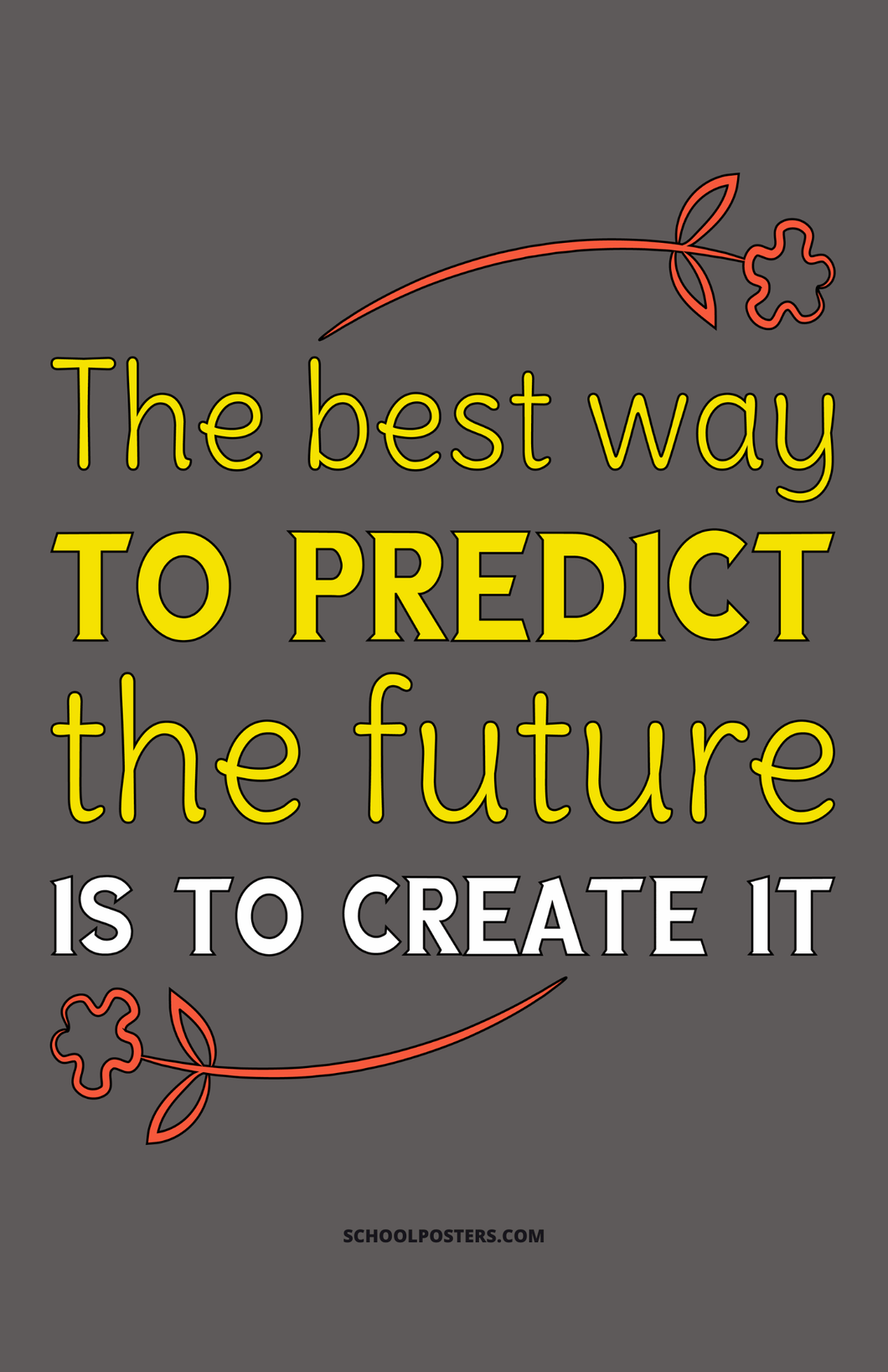 Best Way To Predict The Future Poster