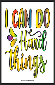 I Can Do Hard Things Poster