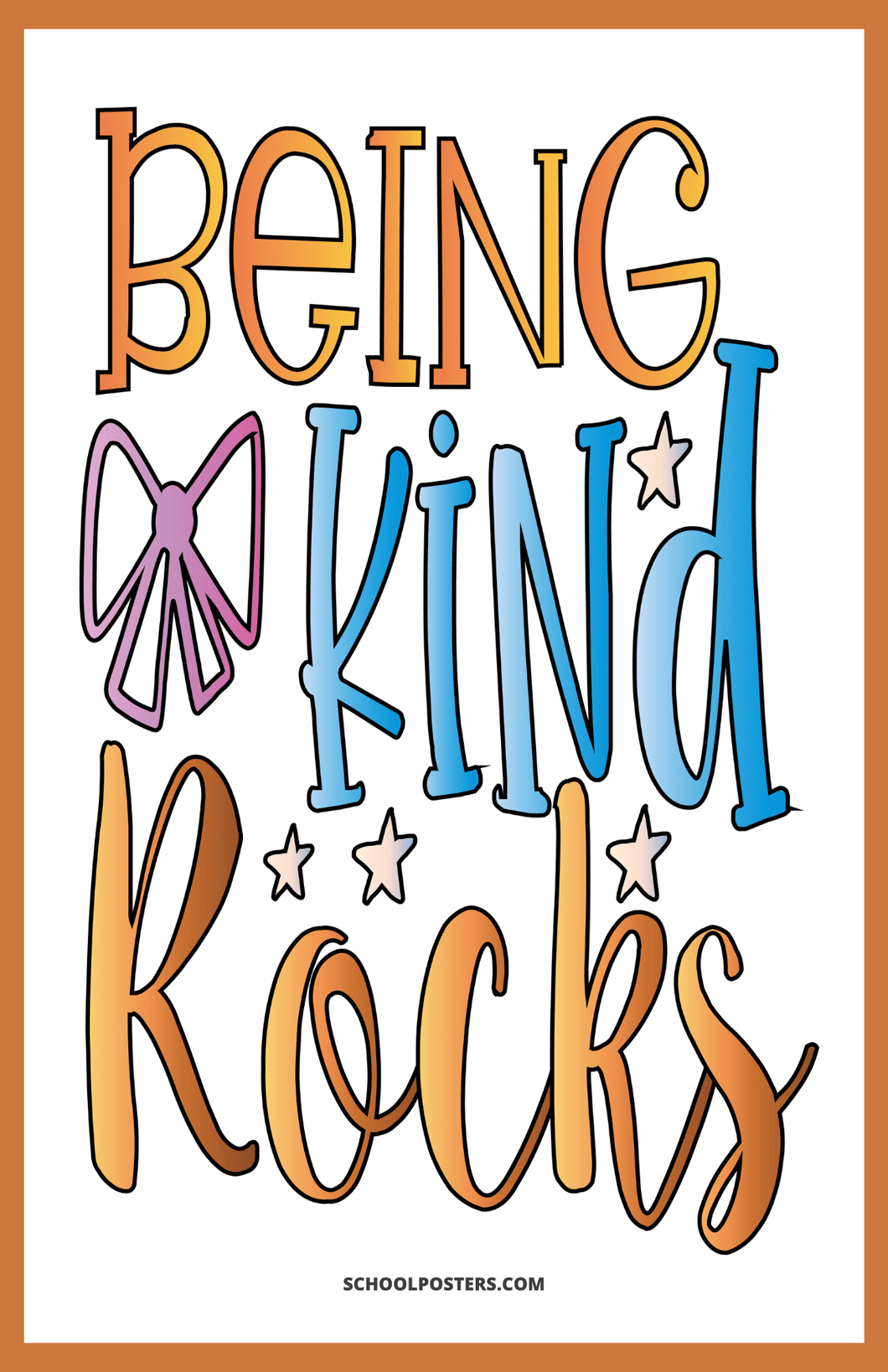 Being Kind Rocks Poster