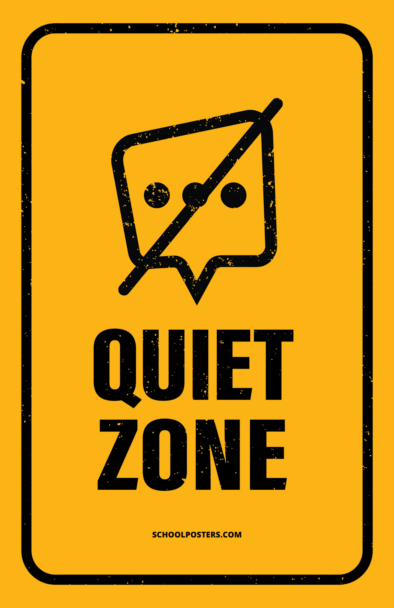 Quiet Zone Poster