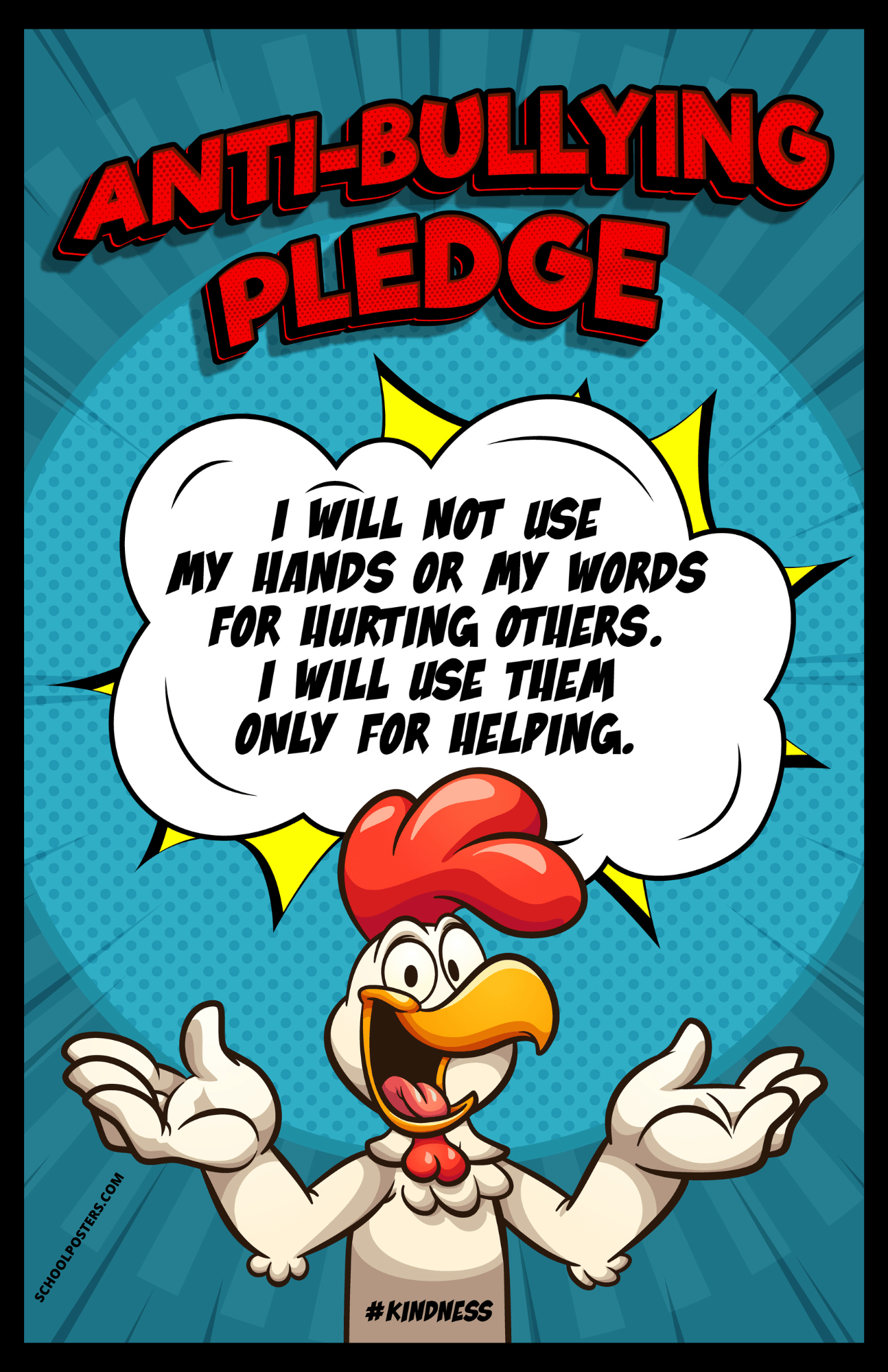 Anti-Bullying Pledge Poster