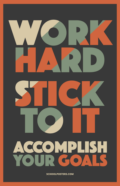 Accomplish Your Goals Poster