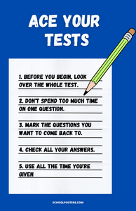 Ace Your Tests Poster