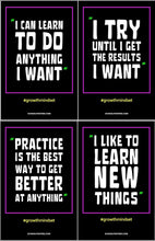 Load image into Gallery viewer, Growth Mindset Poster Package