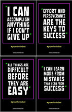 Load image into Gallery viewer, Growth Mindset Poster Package
