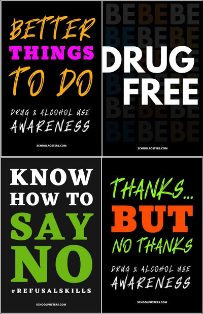 Drug and Alcohol Awareness Poster Package