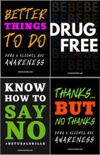 Load image into Gallery viewer, Drug and Alcohol Awareness Poster Package