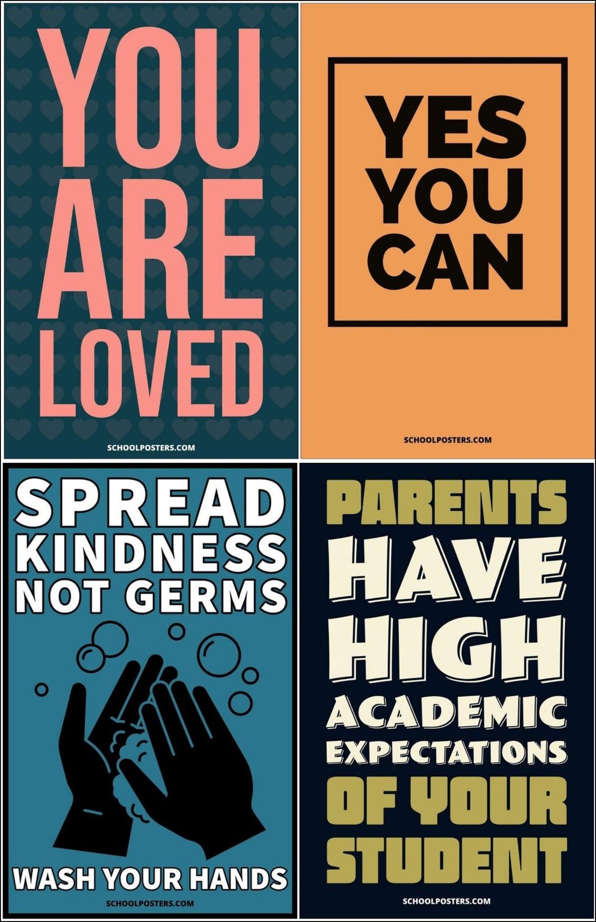 Elementary Large Poster Package – SchoolPosters.com LLC