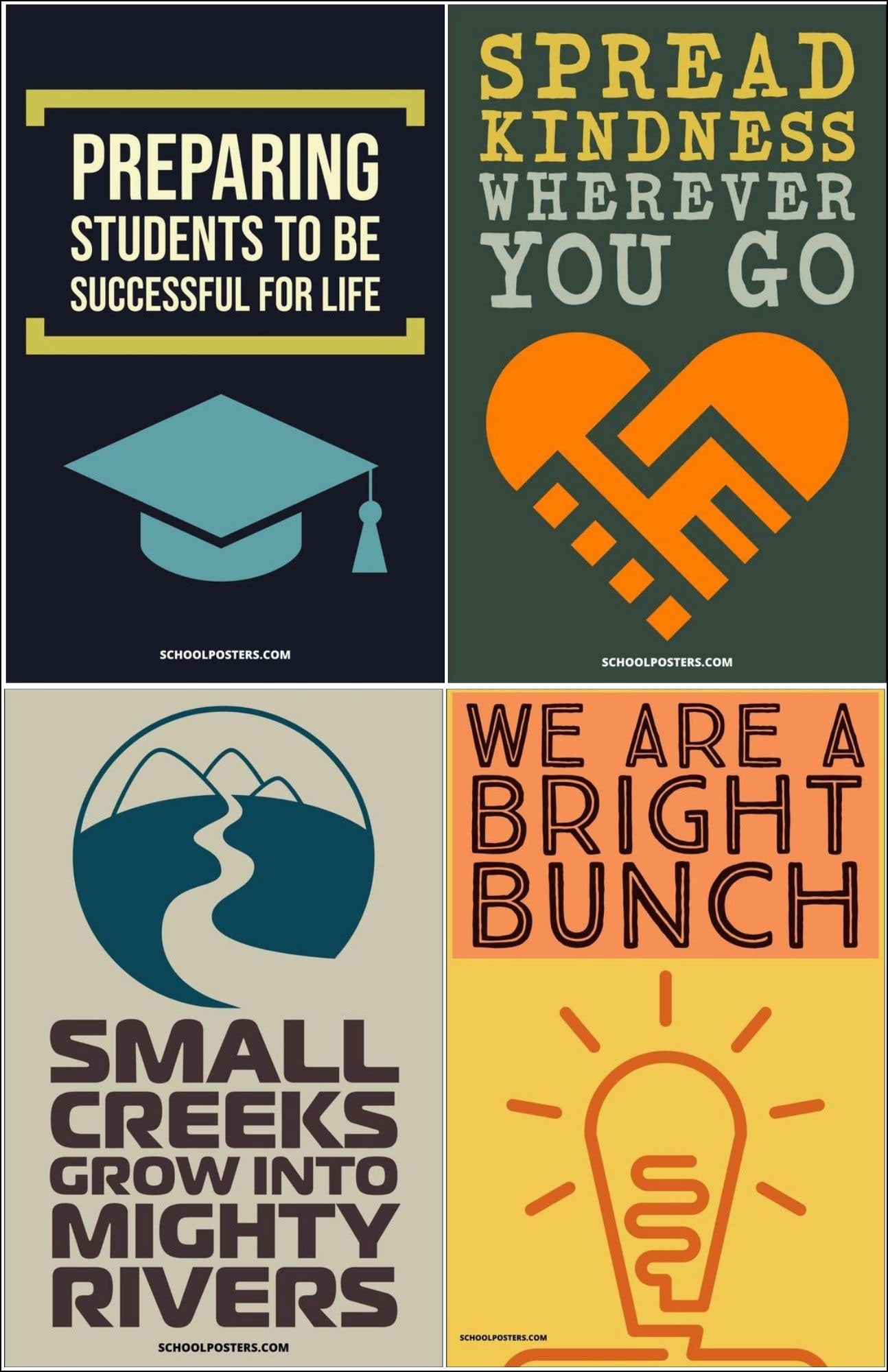 Elementary Large Poster Package SchoolPosters Com LLC