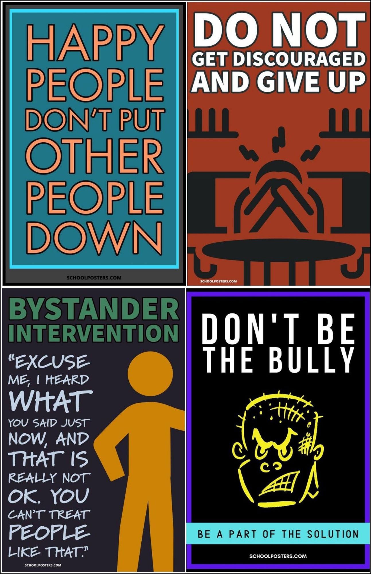 Middle School Large Poster Package SchoolPosters Com LLC