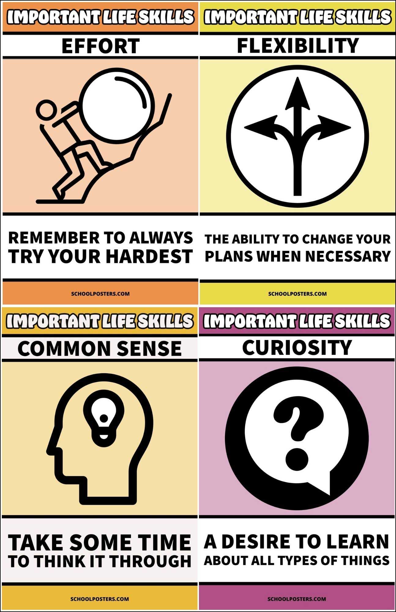 life skills poster