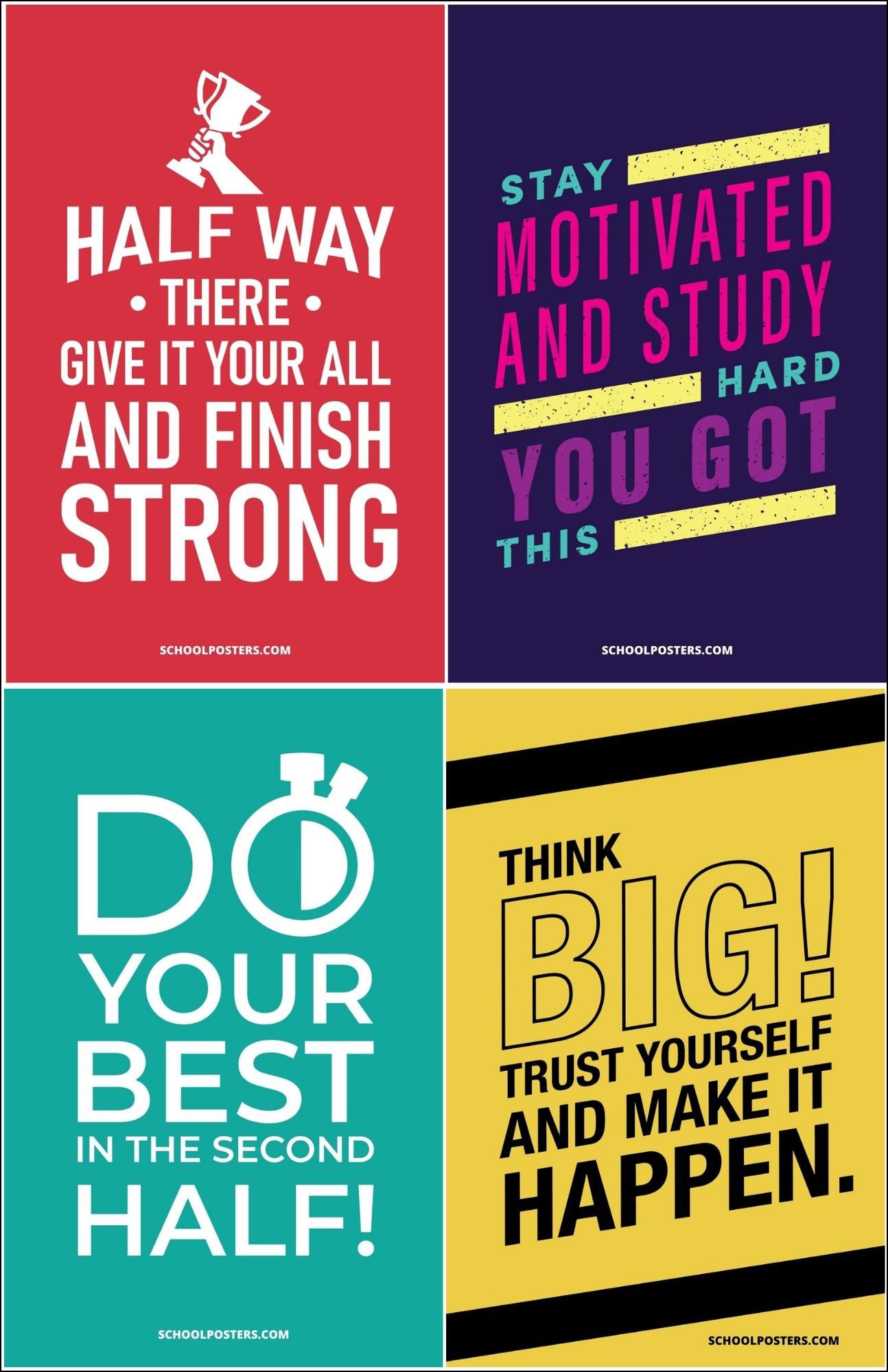 2nd Half Push Poster Package (Set Of 10)