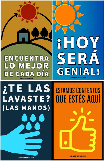 Spanish Elementary Poster Package (Set Of 15)