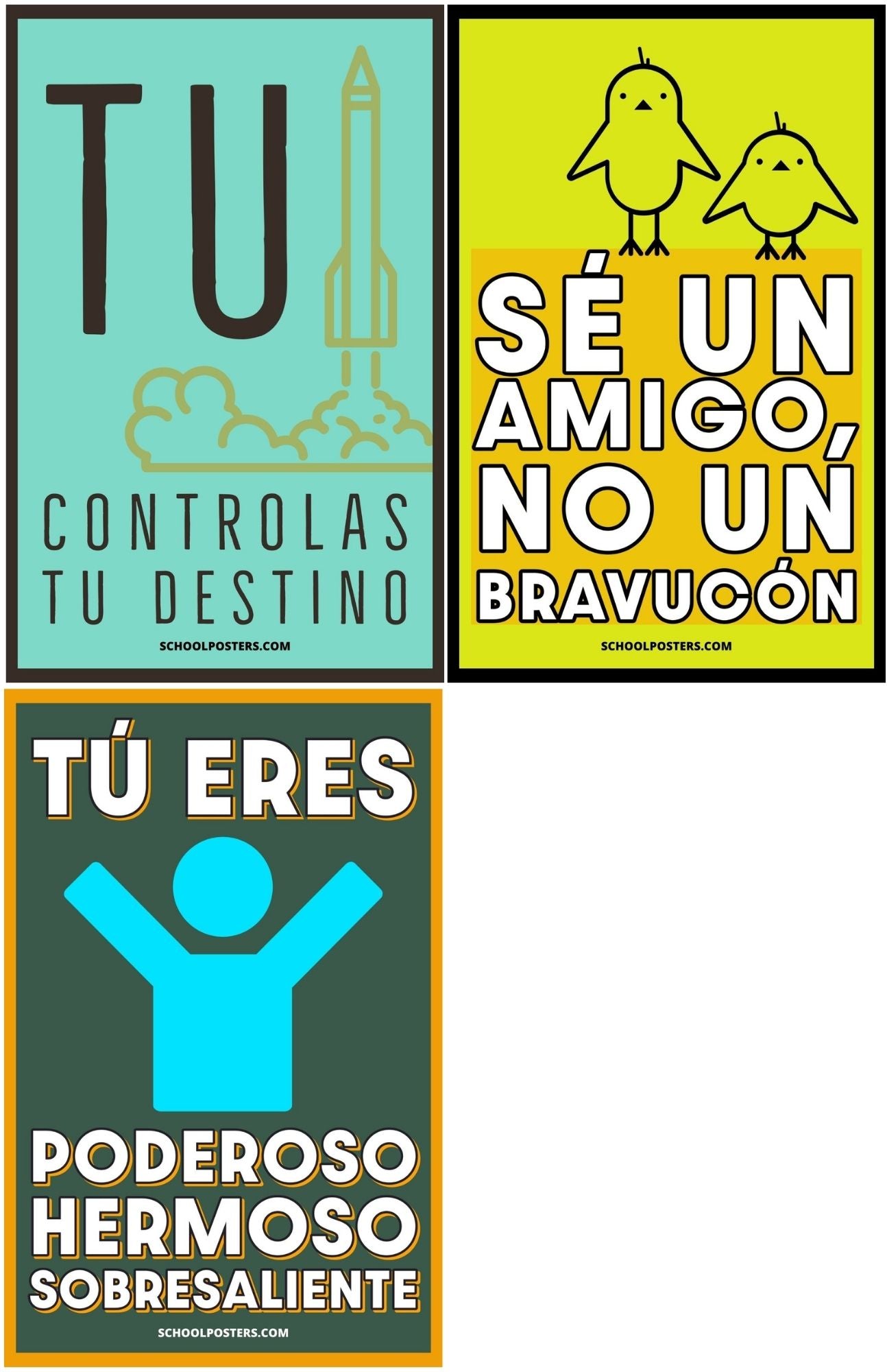 Spanish Elementary Poster Package (Set Of 15)