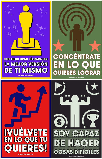 Spanish Middle School Poster Package (Set Of 15)