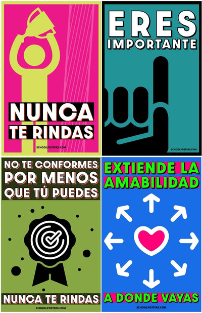 Spanish Middle School Poster Package (Set Of 15)