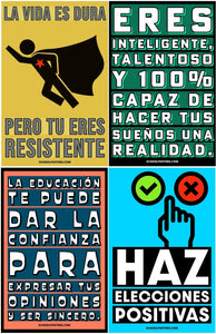 Spanish High School Poster Package (Set Of 15)