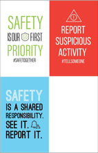 Load image into Gallery viewer, School Safety Poster Package (Set Of 15)