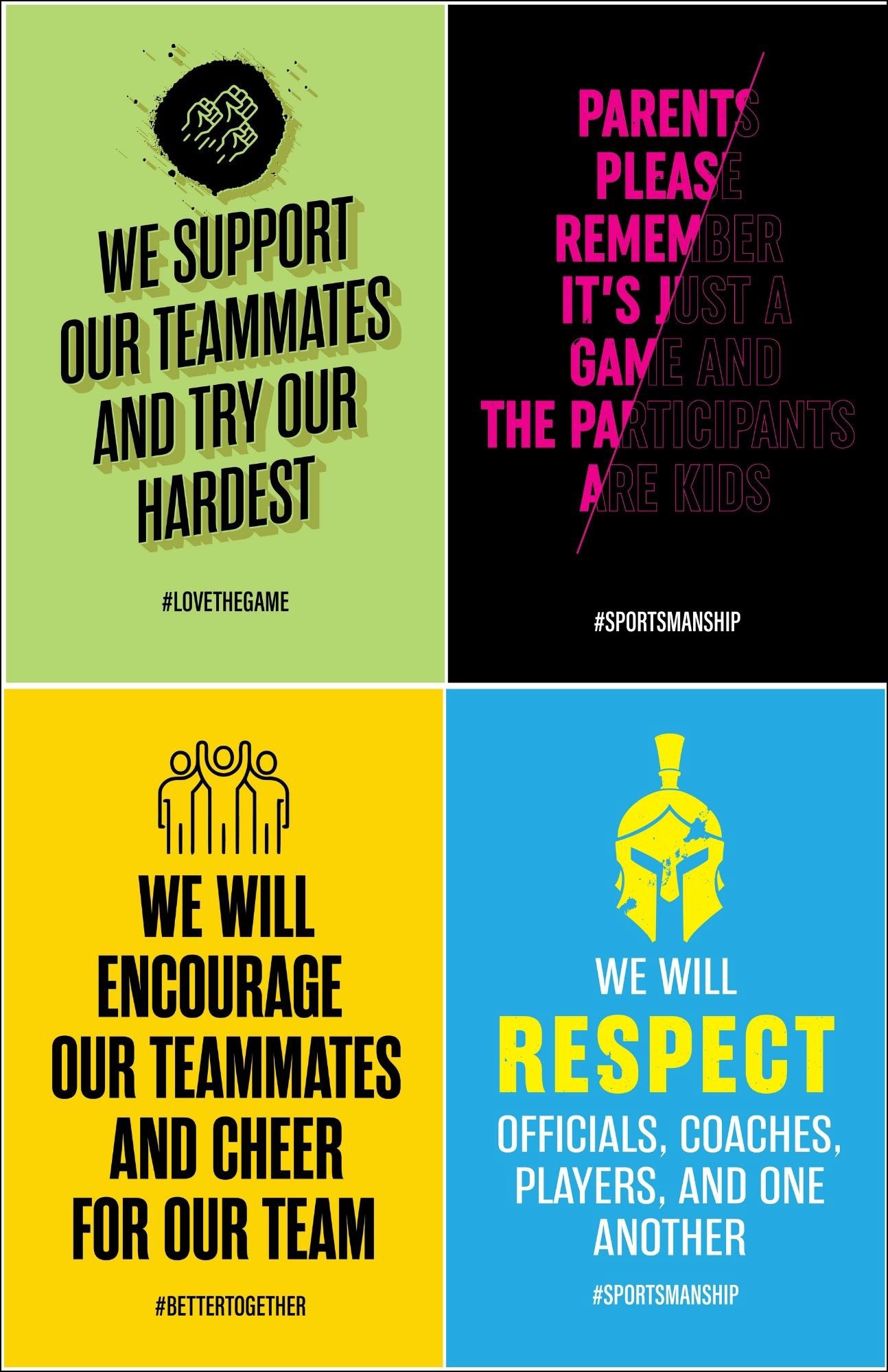 Sportsmanship Poster Package (Set Of 10)