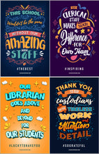 Load image into Gallery viewer, Classified Staff Appreciation Poster Package (Set Of 17)