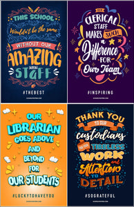 Classified Staff Appreciation Poster Package (Set Of 17)