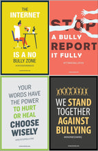 Load image into Gallery viewer, Bullying Prevention &amp; Awareness Poster Package (Set of 11)