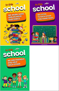 In This Elementary School Poster Package (Set of 9)
