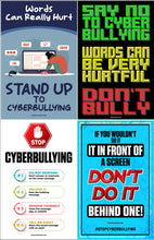 Load image into Gallery viewer, Cyberbullying Prevention &amp; Awareness Poster Package (Set Of 15)