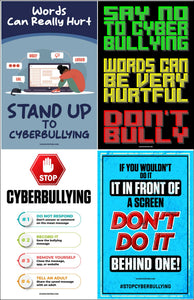 Cyberbullying Prevention & Awareness Poster Package (Set Of 15)