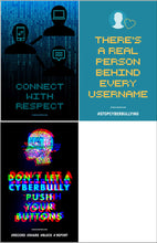 Load image into Gallery viewer, Cyberbullying Prevention &amp; Awareness Poster Package (Set Of 15)