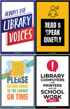 Load image into Gallery viewer, School Library Poster Package (Set Of 12)