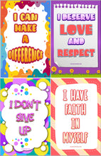 Load image into Gallery viewer, Elementary Affirmations Poster Package (Set Of 12)
