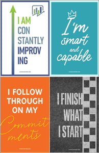 High School Daily Affirmations Poster Package (Set of 11)
