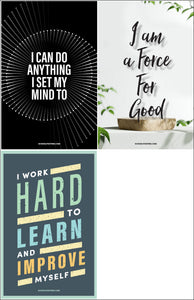 High School Daily Affirmations Poster Package (Set of 11)