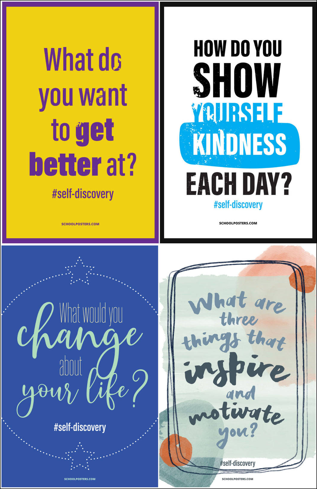 Self-Discovery Poster Package (Set Of 12)