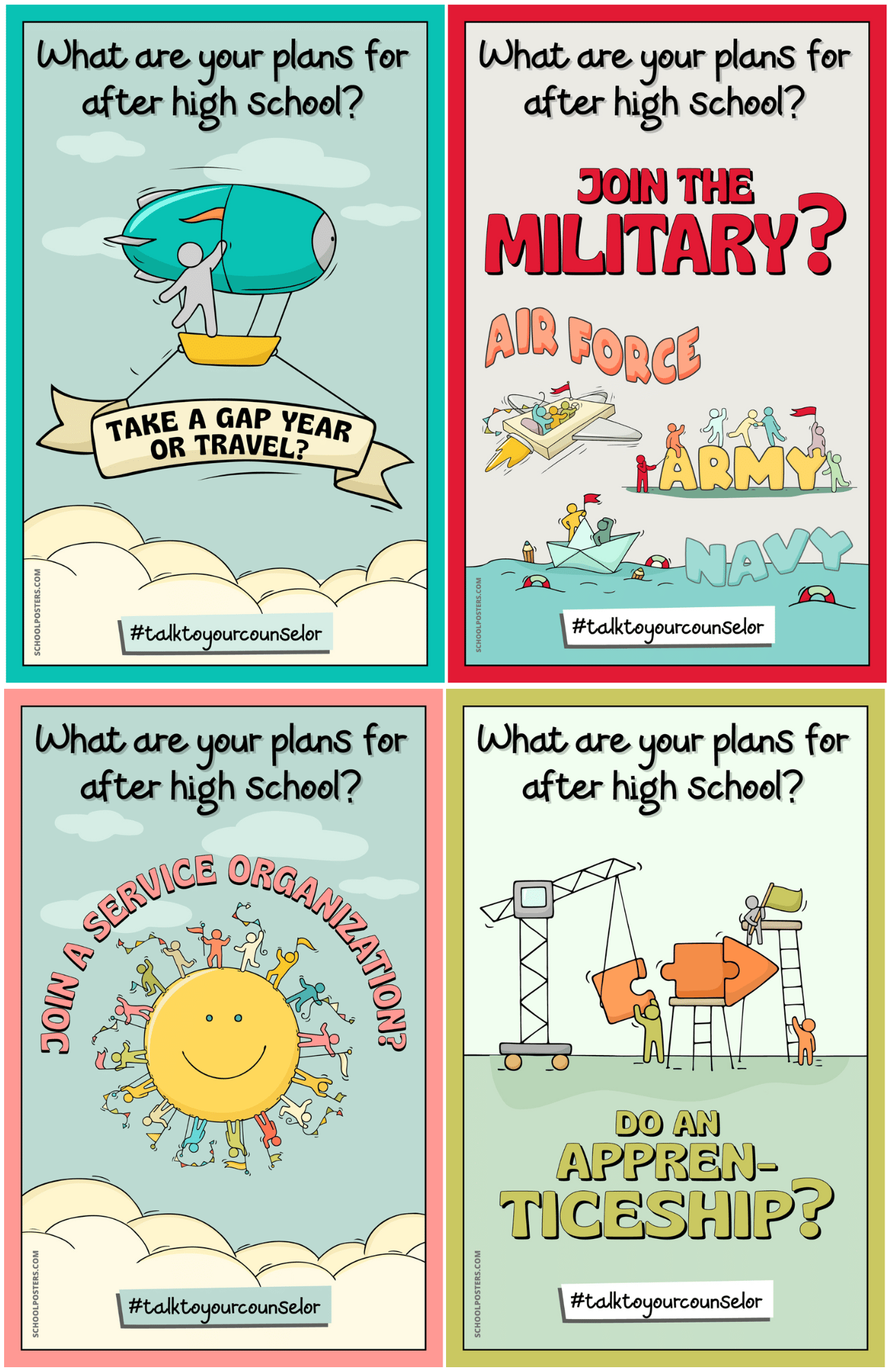 Plans For After High School Poster Package