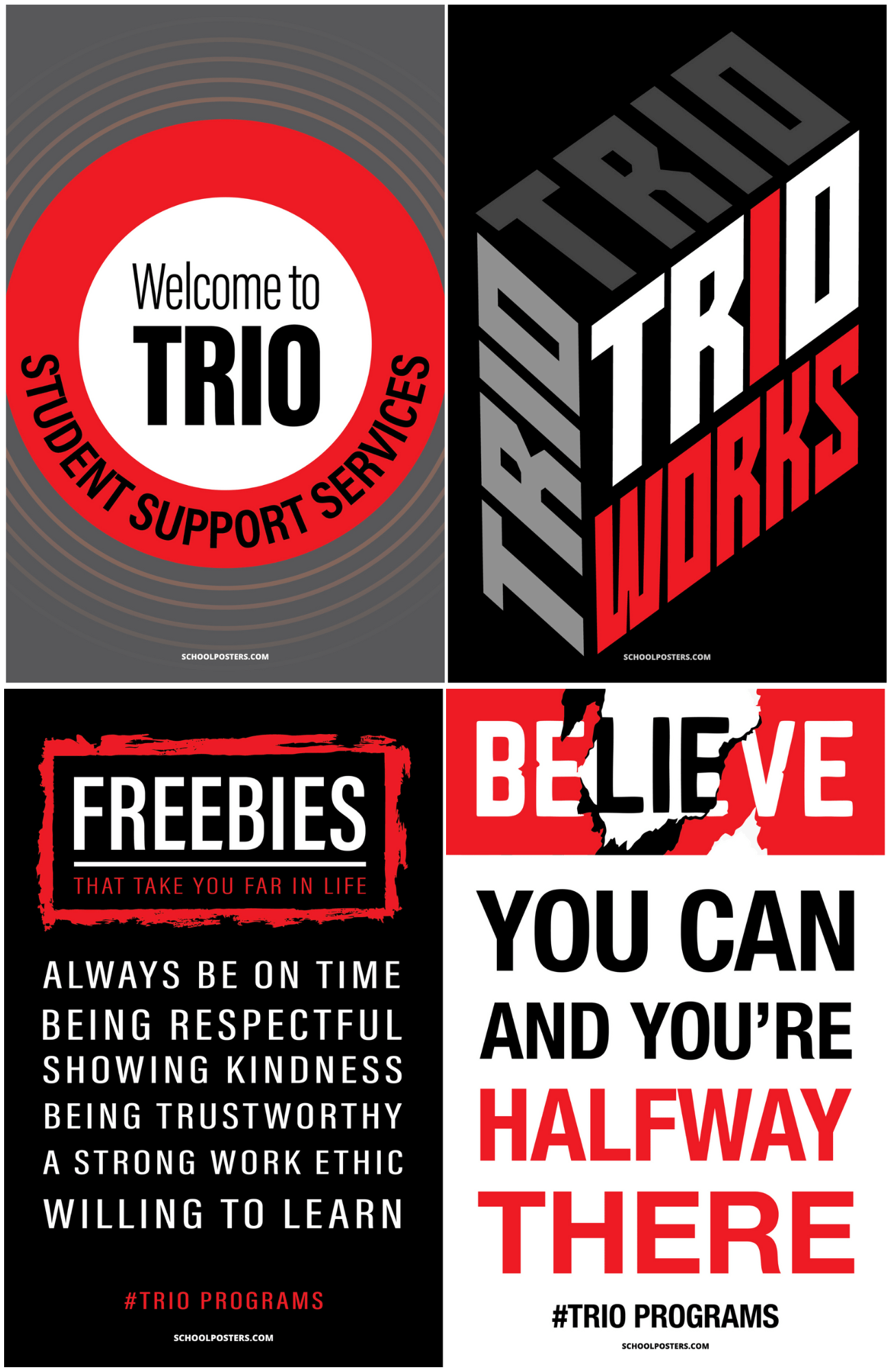 TRIO Student Support Services Poster Package (Set Of 16)