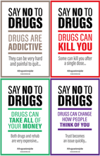 Load image into Gallery viewer, Say No To Drugs Poster Package