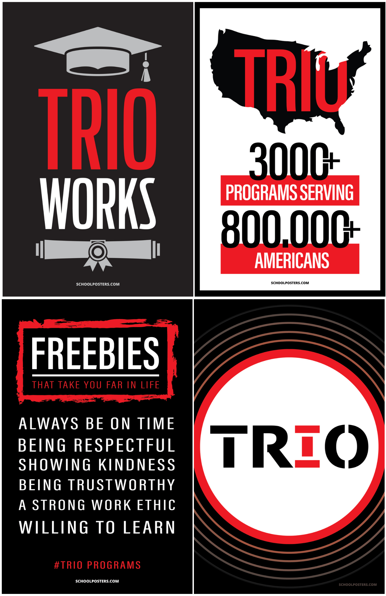 TRIO Educational Opportunity Center (EOC) Poster Package (Set Of 16)
