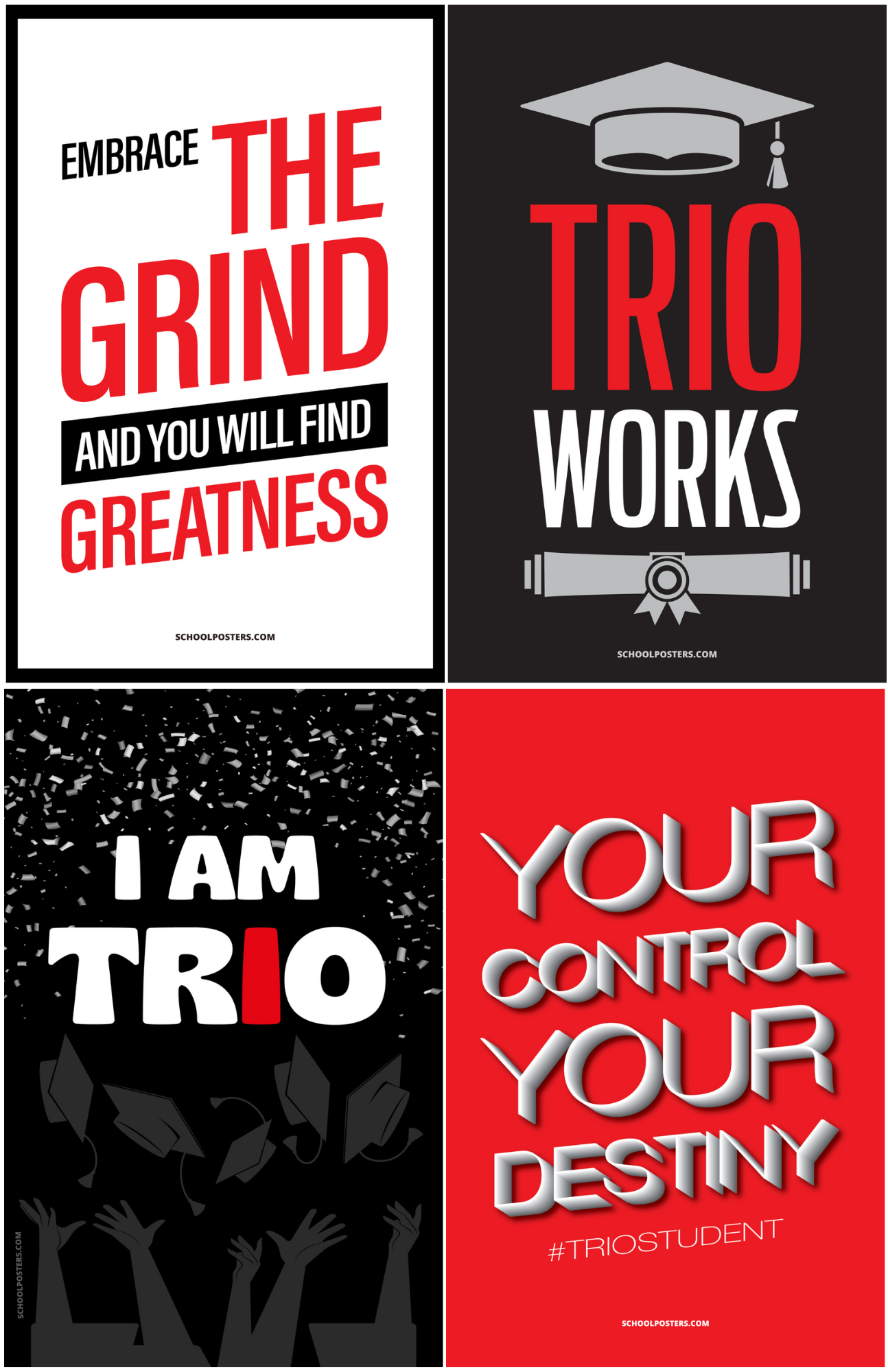 TRIO Poster Package (Set Of 20)