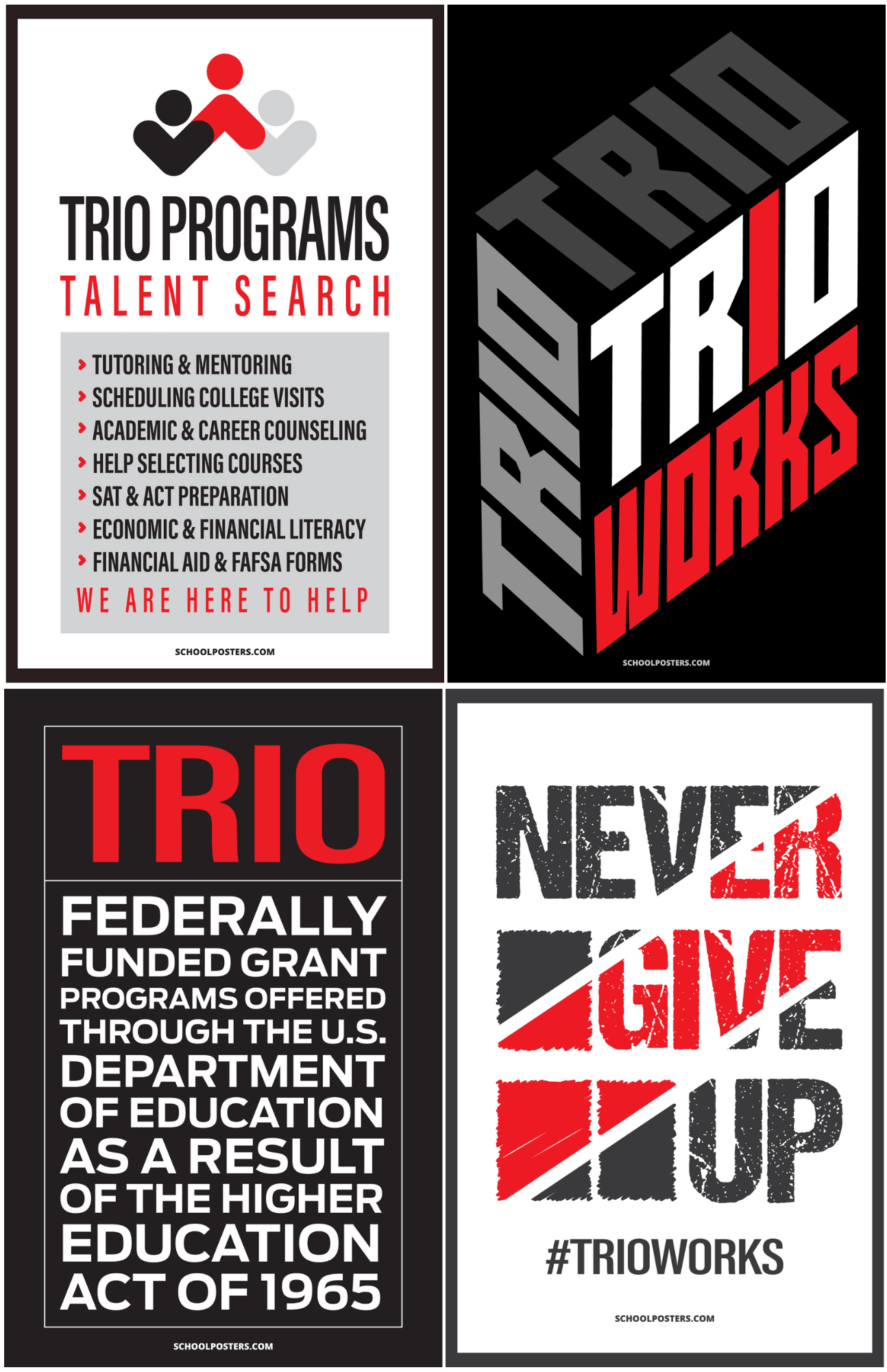 TRIO Talent Search Poster Package